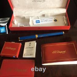 UNUSED S. T. Dupont STYLO PLUME L2 Fountain Pen Limited Edition Nib F with Box