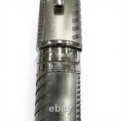 Very Good Dupont fountain pen James Bond 007 Limited Edition Silver 18K mens