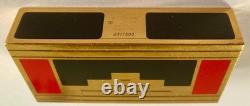 Vintage (1990's) S. T Dupont, Paris Art Deco Clock Limited Edition