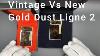 Vintage 1990s Vs New Gold Dust St Dupont Ligne 2 Lighters