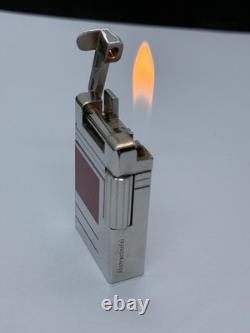 Vintage 1999 St Dupont Urban Limited Edition Platinum Finish Natural Red Lacquer