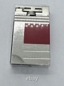 Vintage 1999 St Dupont Urban Limited Edition Platinum Finish Natural Red Lacquer