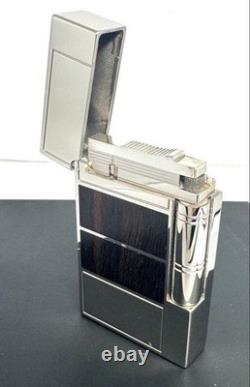 Working Overhauled S. T. Dupont LINE 2 Ebony Lighter Limited Edition 2002