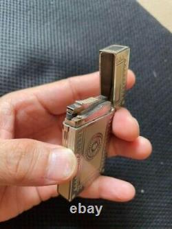 Working S. T. Dupont Gas Lighter silver Limited Editions