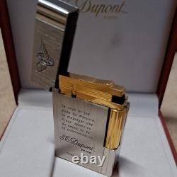 Working S. T. Dupont Gatsby Limited Edition Mercure Lighter Overhauled Excellent C