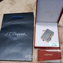 Working S. T. Dupont Gatsby Limited Edition Mercure Lighter Overhauled Excellent C