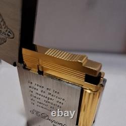 Working S. T. Dupont Gatsby Limited Edition Mercure Lighter Overhauled Excellent C