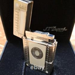 Working S. T. Dupont Gatsby Limited Edition Shaman Gas Lighter Overhauled