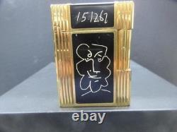 Working S. T. Dupont LINE 1s Limited Edition 1216/6000 Picasso 1998 Gas Lighter