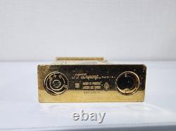Working S. T. Dupont LINE 2 Limited Edition Lighter Gold withAdjustable Flame