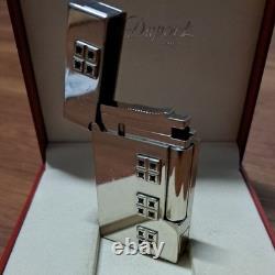 Working S. T. Dupont LINE 2 Sky and Fire Limited Edition Sapphire Lighter Refurb