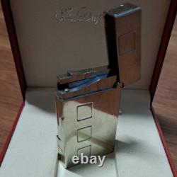 Working S. T. Dupont LINE 2 Sky and Fire Limited Edition Sapphire Lighter Refurb
