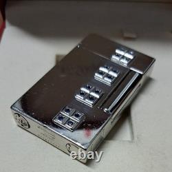 Working S. T. Dupont LINE 2 Sky and Fire Limited Edition Sapphire Lighter Refurb