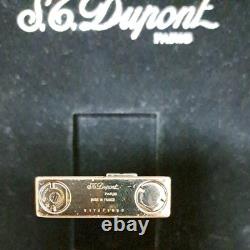 Working S. T. Dupont LINE 2 Sky and Fire Limited Edition Sapphire Lighter Refurb