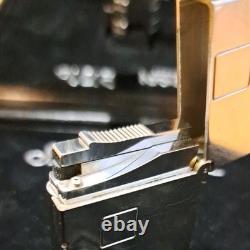 Working S. T. Dupont LINE 2 Sky and Fire Limited Edition Sapphire Lighter Refurb
