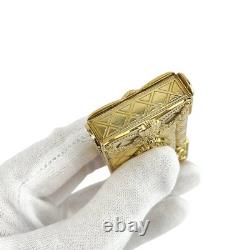 Working S. T. Dupont Versailles Gold White Gas Lighter Limited Edition 2686/1704