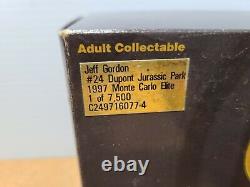 1997 Jeff Gordon #24 Dupont / Jurassic Park Rcca Elite 124 Nascar Action Mib