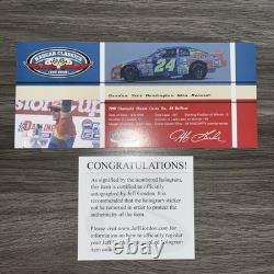 2017 Jeff Gordon 1998 Victoire à Darlington 1/24 Voiture signée + Auto de Ray Evernham
