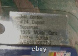 #24? Jeff Gordon 1/64? Nascar Diecast 1999 Très Rare Dupont Superman Car Rr