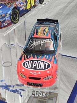 3 voitures en métal diecast signées de Jeff Gordon #24 Dupont en exposition 1998 2001 2005 ! Regardez