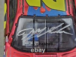 3 voitures en métal diecast signées de Jeff Gordon #24 Dupont en exposition 1998 2001 2005 ! Regardez
