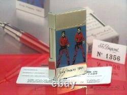Andy Warhol S. T. Dupont Line 2 Briquet à gaz limité Elvis Presley Articles pour fumeurs