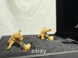 Boutons de manchette S. T. Dupont Pirates des Caraïbes Édition Limitée Utilisés avec Boîte