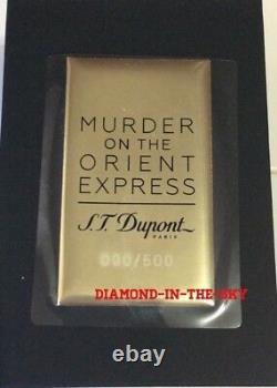 Boutons de manchette St Dupont Meurtre sur l'Orient Express Édition Limitée 5586 Or