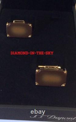 Boutons de manchette St Dupont Meurtre sur l'Orient Express Édition Limitée 5586 Or