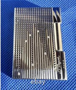 Briquet Dupont Diamond Drops, Édition Limitée. Argent, France