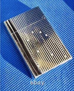Briquet Dupont Diamond Drops, Édition Limitée. Argent, France
