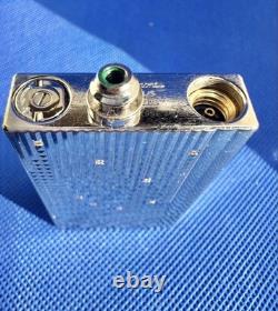 Briquet Dupont Diamond Drops, Édition Limitée. Argent, France