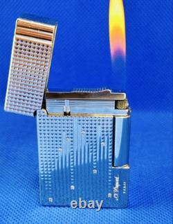 Briquet Dupont Diamond Drops, Édition Limitée. Argent, France