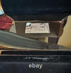 Briquet Dupont, stylo à bille, modèle édition limitée, Da Vinci. Article neuf, jamais utilisé.