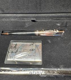 Briquet Dupont, stylo à bille, modèle édition limitée, Da Vinci. Article neuf, jamais utilisé.