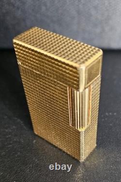 Briquet S. T. DUPONT LIGNE 1 DRAGO Édition Limitée Plaqué Or RARE