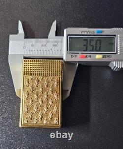 Briquet S. T. DUPONT LIGNE 1 DRAGO Édition Limitée Plaqué Or RARE