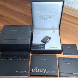 Briquet S. T. Dupont LINE 2 James Bond 007 édition limitée en état de marche, révisé