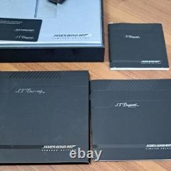 Briquet S. T. Dupont LINE 2 James Bond 007 édition limitée en état de marche, révisé