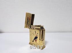 Briquet S. T. Dupont LINE 2 édition limitée fonctionnel en or avec flamme réglable