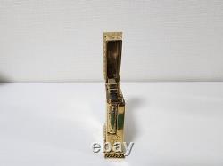 Briquet S. T. Dupont LINE 2 édition limitée fonctionnel en or avec flamme réglable
