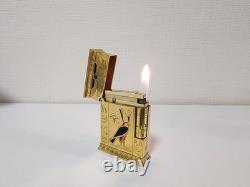 Briquet S. T. Dupont LINE 2 édition limitée fonctionnel en or avec flamme réglable