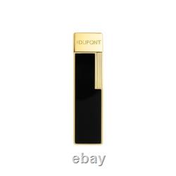 Briquet S. T. Dupont Twiggy édition limitée unisexe noir et or