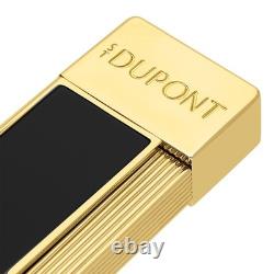 Briquet S. T. Dupont Twiggy édition limitée unisexe noir et or