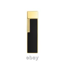 Briquet S. T. Dupont Twiggy édition limitée unisexe noir et or