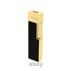 Briquet S. T. Dupont Twiggy édition limitée unisexe noir et or