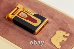 Briquet ST Dupont Maharadjah édition limitée n°810/2000 avec boîte et papiers