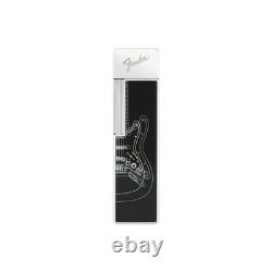 Briquet à cigare St Dupont Fender Twiggy noir et argent laqué édition limitée 030025 torch