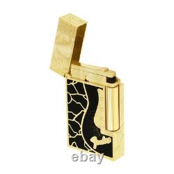 Briquet à cigare St Dupont Fender Twiggy noir et argent laqué édition limitée 030025 torch