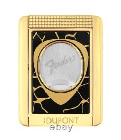 Briquet à cigare St Dupont Fender Twiggy noir et argent laqué édition limitée 030025 torch